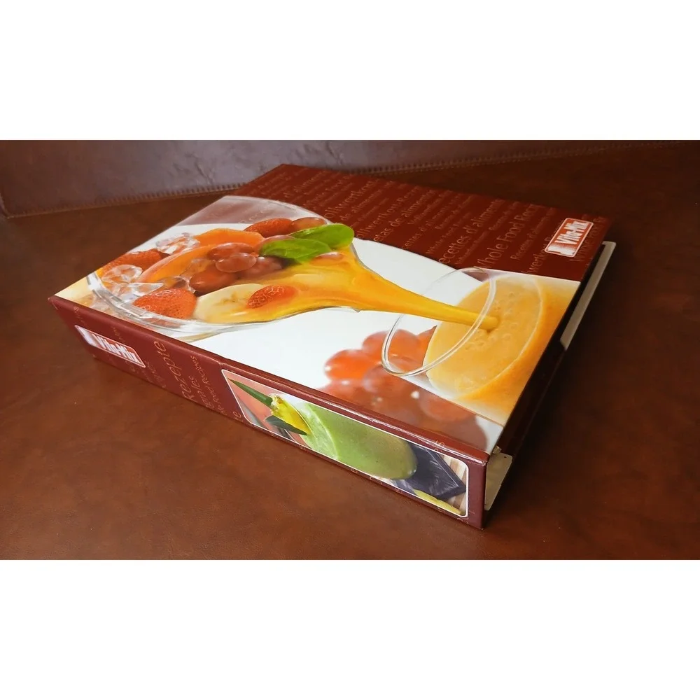 Vita Mix Whole Food Recipes Cookbook Smoothies Soups Dips Breads Breakfast‎ #B47